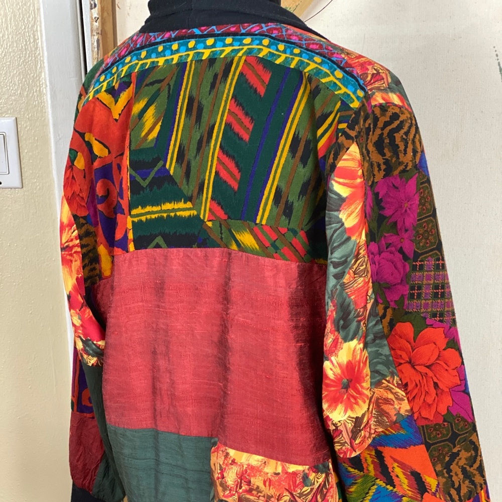 Multicolor patchwork jacket